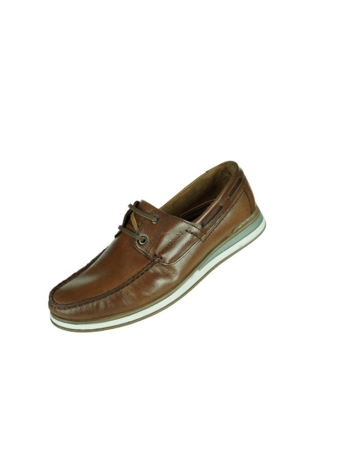 032-146 Democrata Mens Casual Boat Shoes Shoes 252104-004 Tan