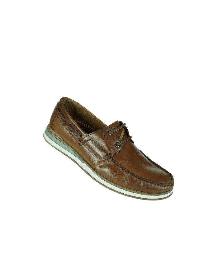 032-146 Democrata Mens Casual Boat Shoes Shoes 252104-004 Tan