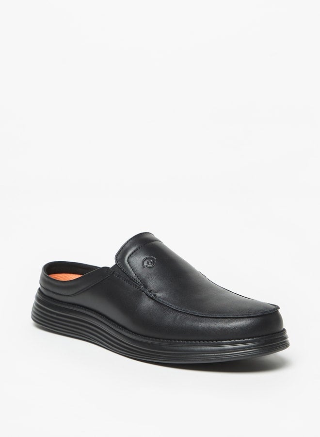 Men'S Solid Slip-On Mules