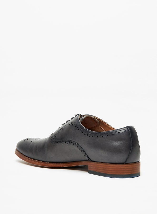 Mens' Oxford Shoes with Lace-Up Closure