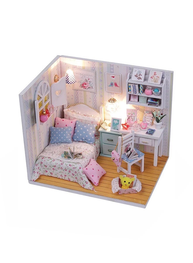 Rise And Shine Dollhouse Miniature Diy House Kit Creative Room