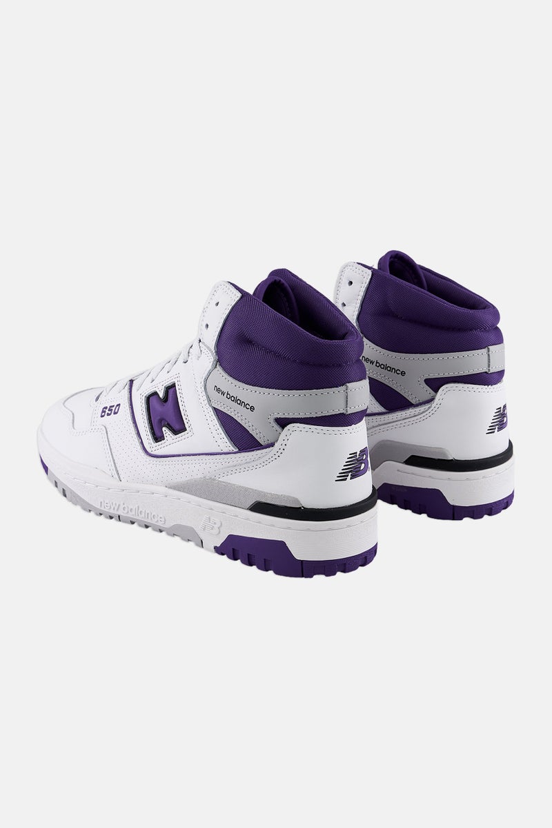 Men BB650RCF Lace Up Outdoor Shoes, White