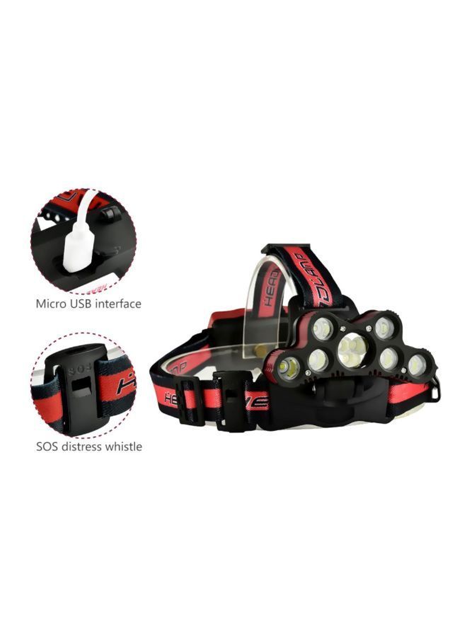 60000Lm T6 6X LED Flashlight Torch USB Rechargeable Headlamp