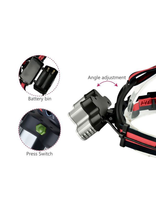 60000Lm T6 6X LED Flashlight Torch USB Rechargeable Headlamp