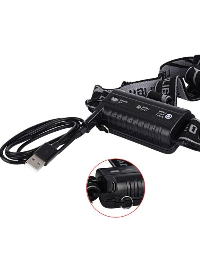 8500Lm Xml T6+2R5 3 LED Rechargeable 18650 Headlamp Head Light Torch