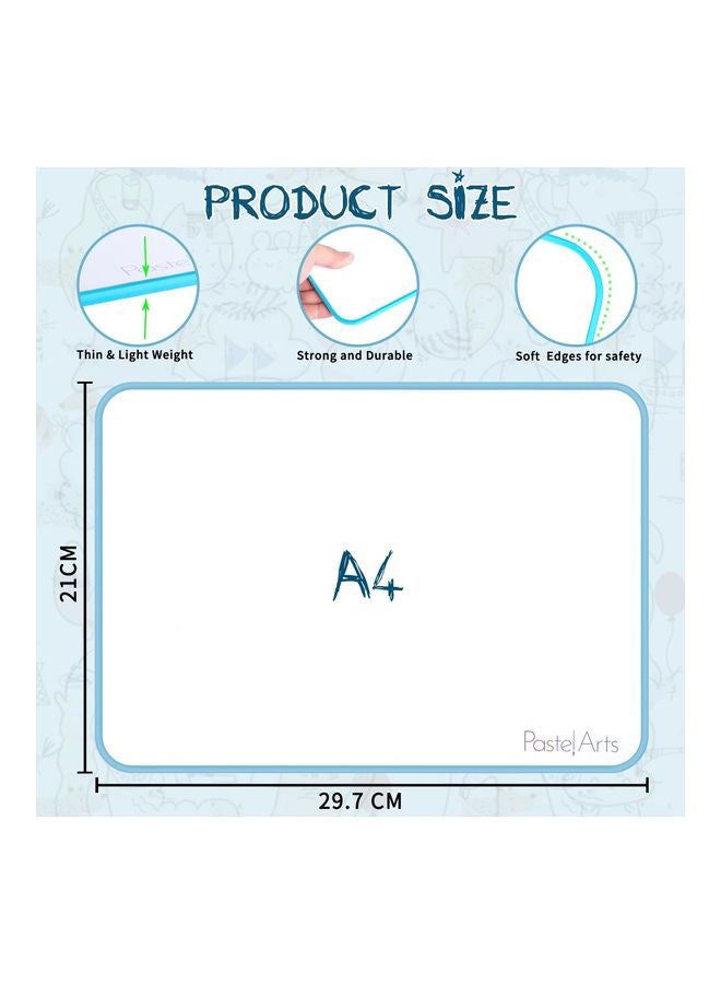 Double Sided Dry Erase Whiteboard 21x29.7cm