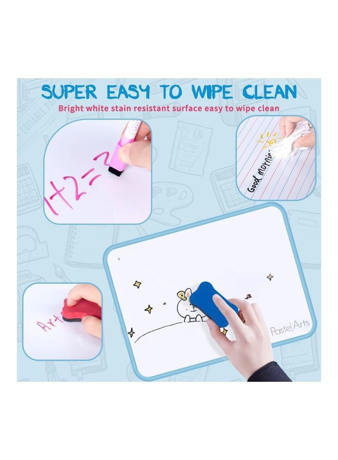 Double Sided Dry Erase Whiteboard 21x29.7cm
