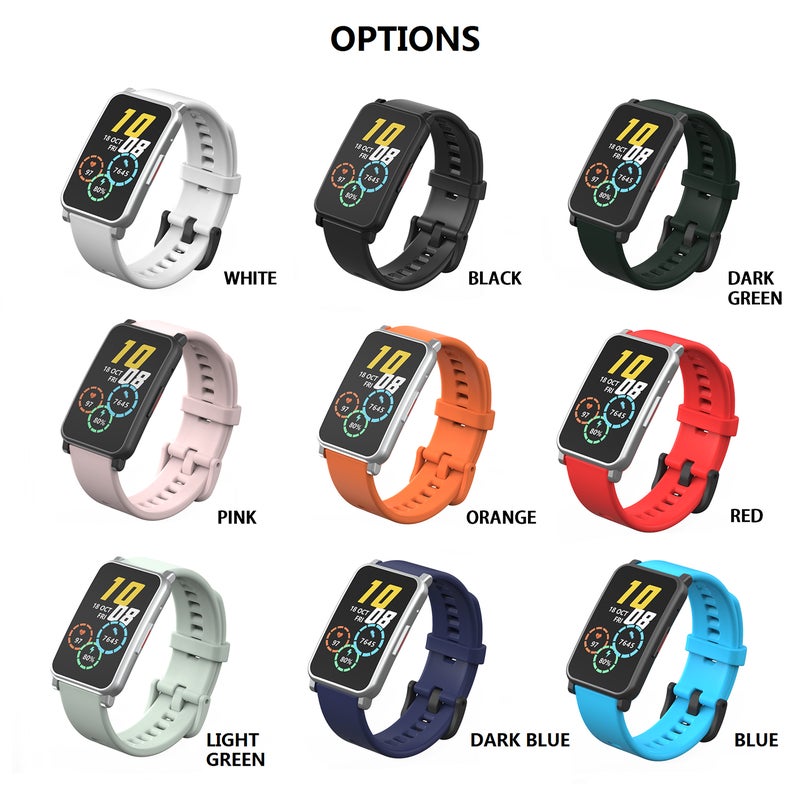 Soft Silicone Buckle Watch Strap