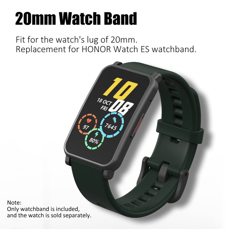 Soft Silicone Buckle Watch Strap