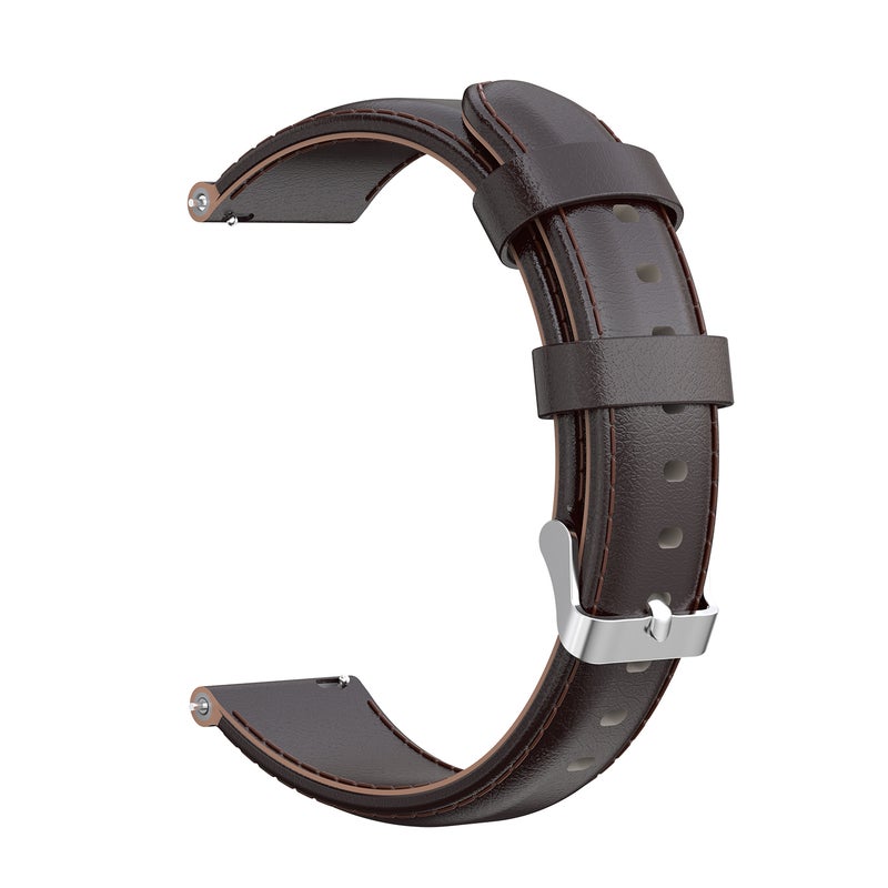 Oil Wax Leather Watch Strap