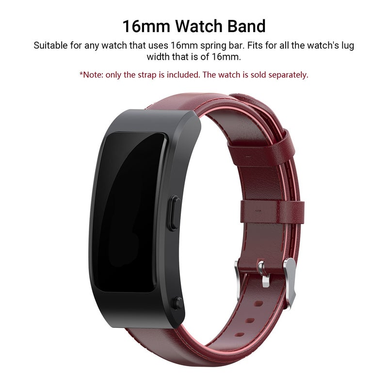 Oil Wax Leather Watch Strap