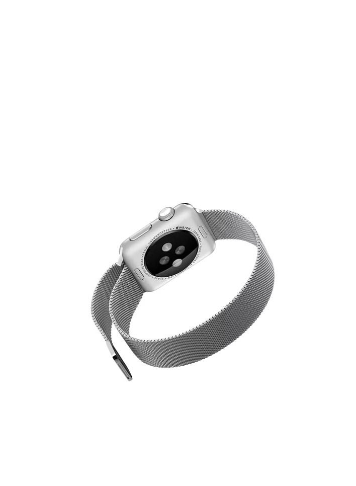 Milanese Stainless Steel Watch Strap II Silver Color II Compatible With iWatch 42mm,44mm,46mm