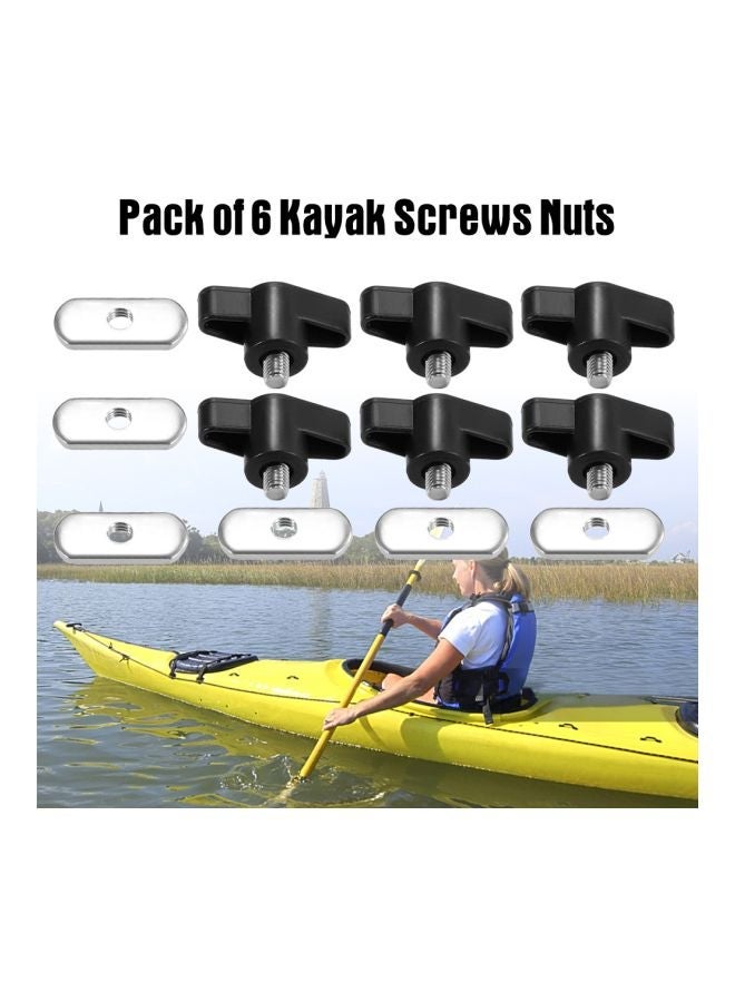 Set Of 12 Kayak Screw 8x7x2cm