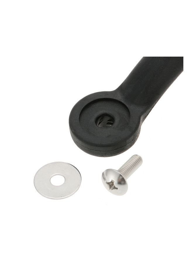 Rubber Canoe Handle With Screw And Gasket 19cm