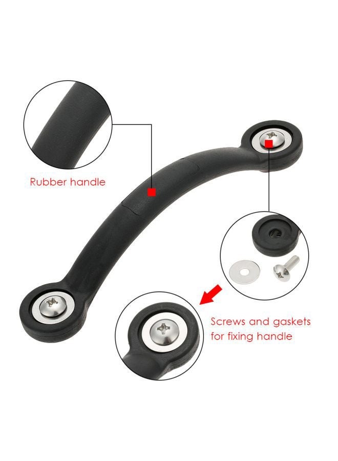 Rubber Canoe Handle With Screw And Gasket 19cm