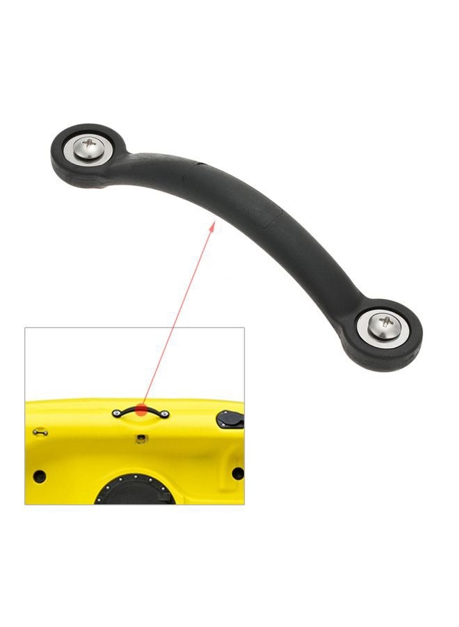 Rubber Canoe Handle With Screw And Gasket 19cm