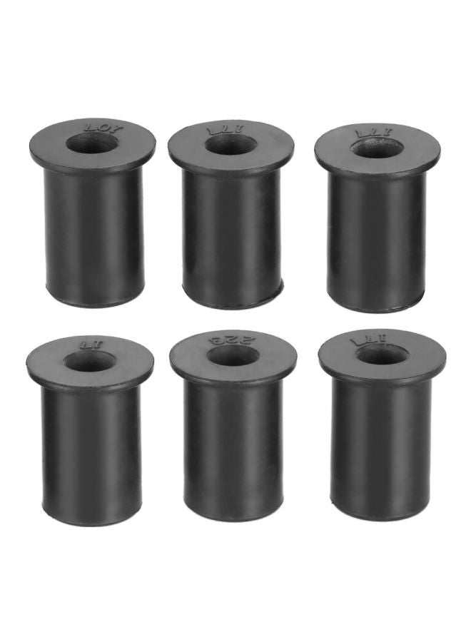 6-Piece Kayak Rubber Well Nut Set 8x6x2cm