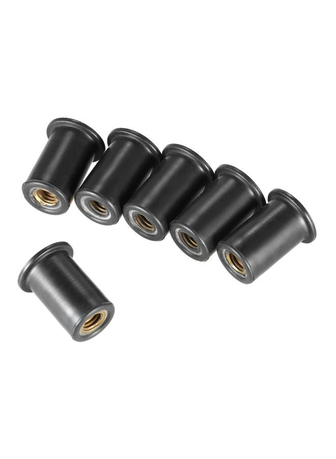 6-Piece Kayak Rubber Well Nut Set 8x6x2cm