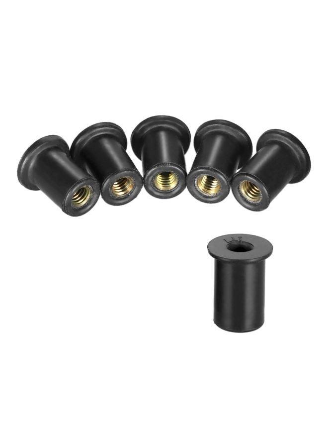 6-Piece Kayak Rubber Well Nut Set 8x6x2cm