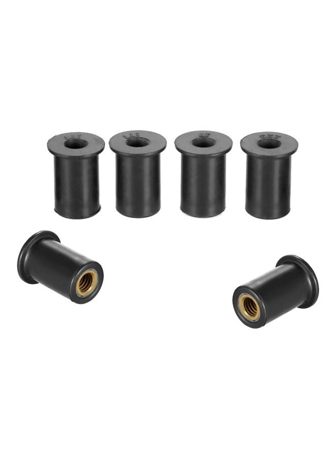 6-Piece Kayak Rubber Well Nut Set 8x6x2cm