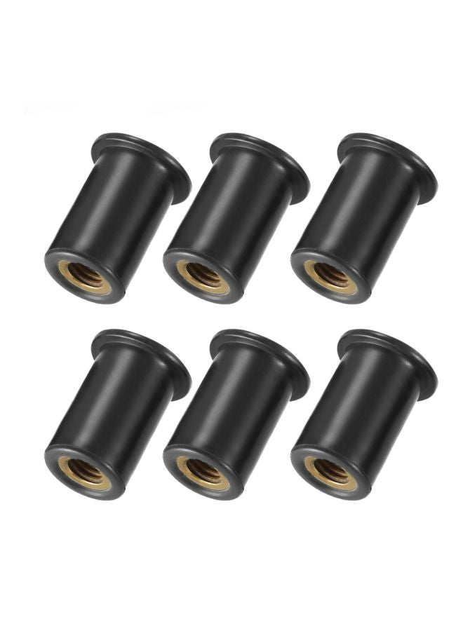 6-Piece Kayak Rubber Well Nut Set 8x6x2cm