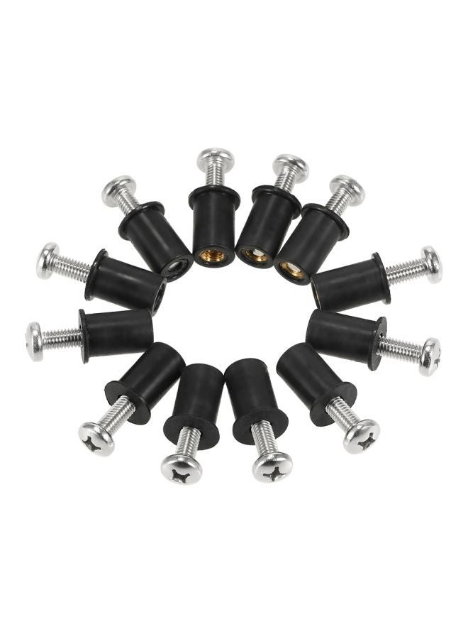 12-Piece Well Nut With Screw Set