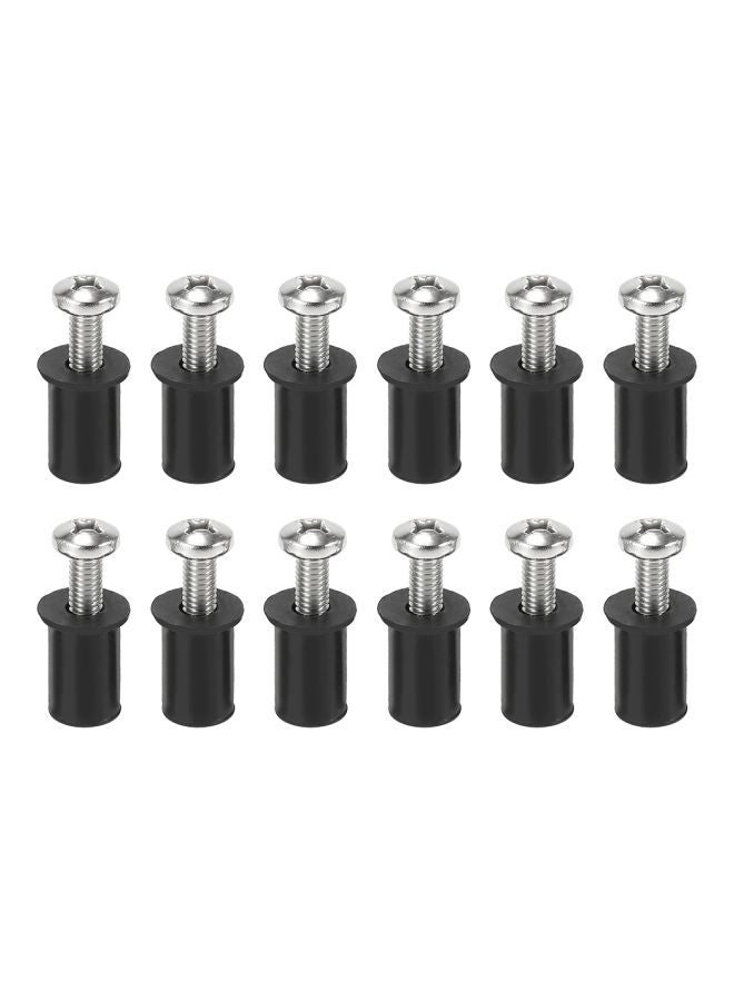 12-Piece Well Nut With Screw Set