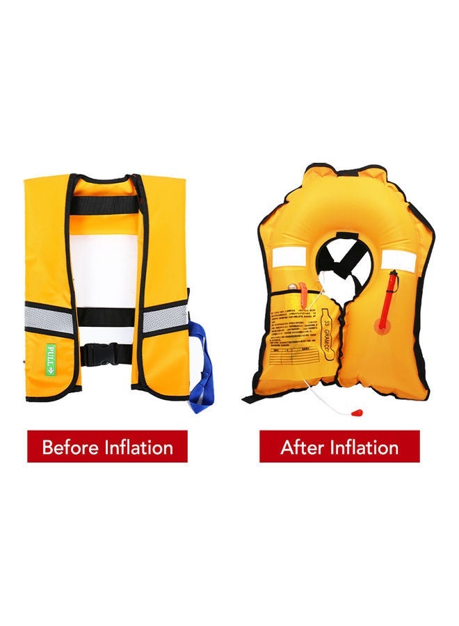 Adult Inflatable Life Jacket With Reflector 35 x 5 32cm