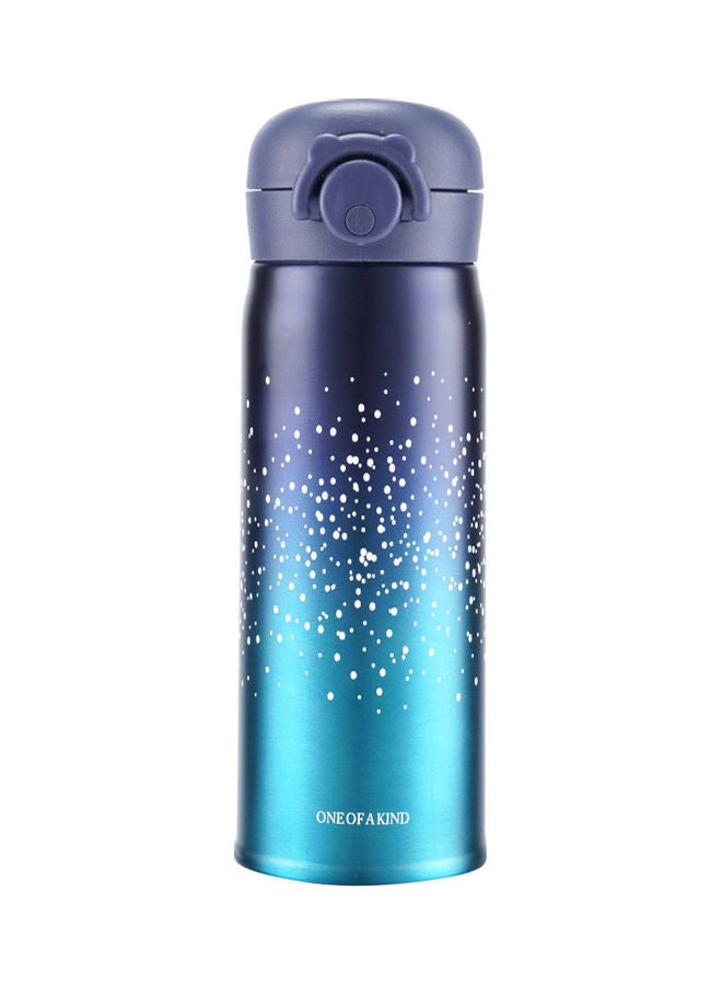 Thermal Insulated Water Bottle Blue/White