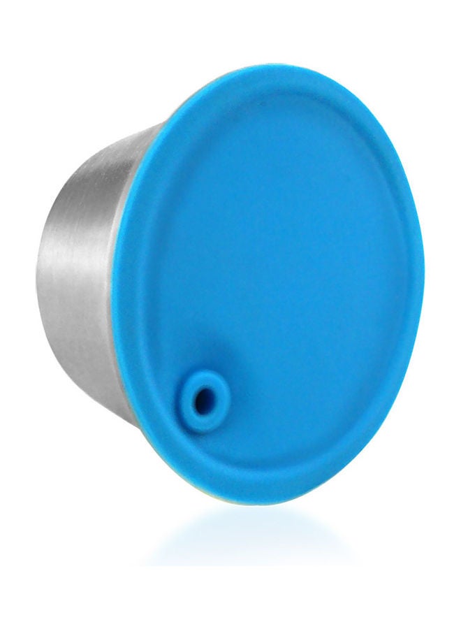 Stainless Steel Refillable Coffee Capsules silver 0.055kg