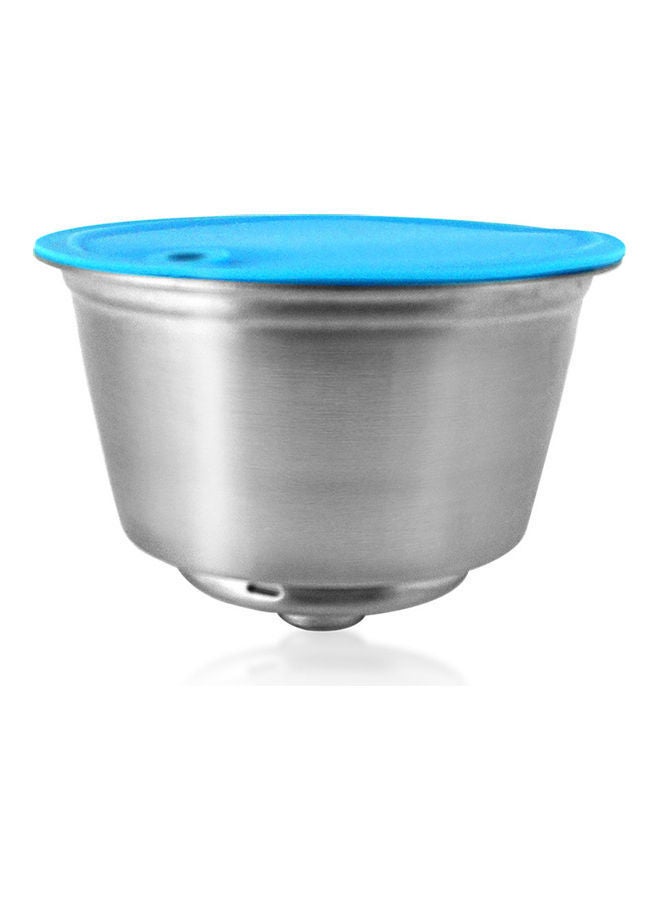 Stainless Steel Refillable Coffee Capsules silver 0.055kg