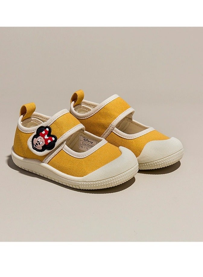 Children's Canvas Shoes With Soft Soles For One Foot Kick