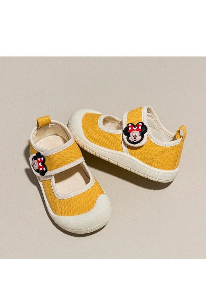 Children's Canvas Shoes With Soft Soles For One Foot Kick