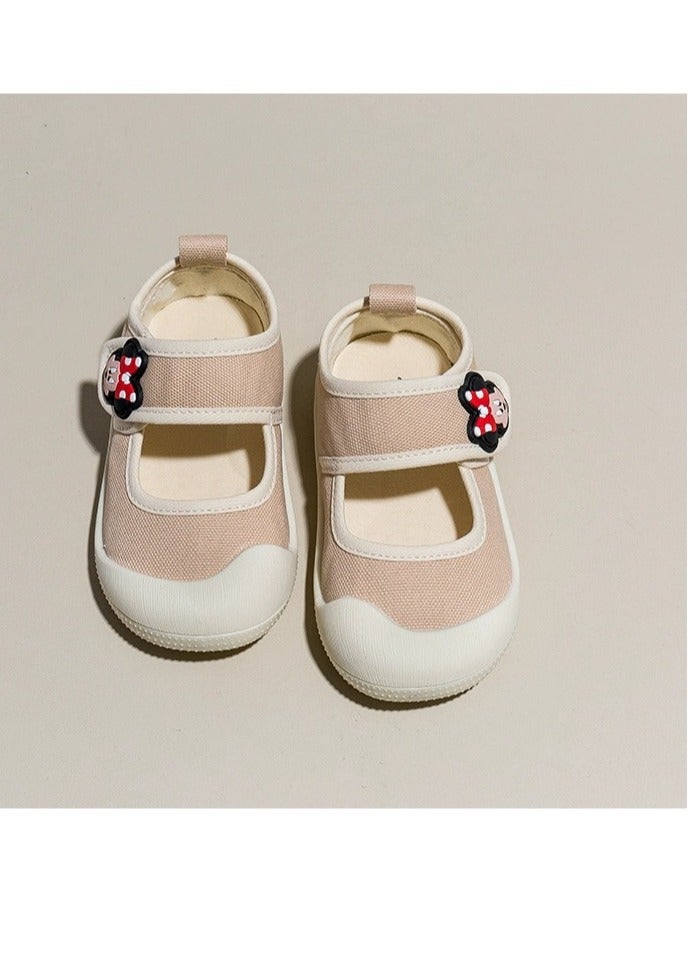 Children's Canvas Shoes With Soft Soles For One Foot Kick