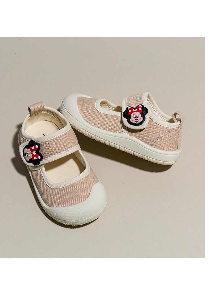 Children's Canvas Shoes With Soft Soles For One Foot Kick