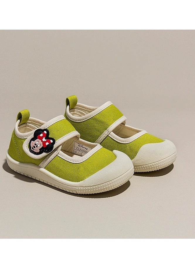 Children's Canvas Shoes With Soft Soles For One Foot Kick