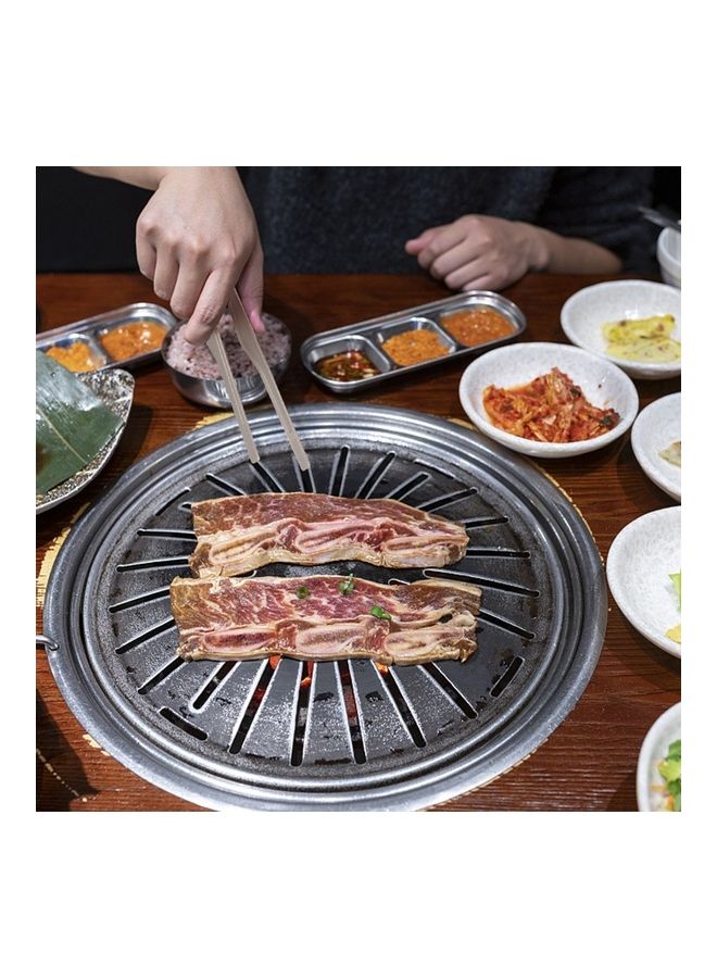 Titanium Tongs Clip Grilling Tool Outdoor Grey 25 X 7 1.5cm