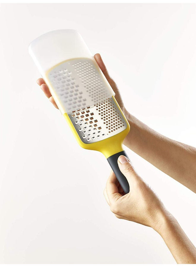 Multi-Grate 2-In-1 Paddle Grater Black/Yellow/Silver 26.5x10.5x1.8cm