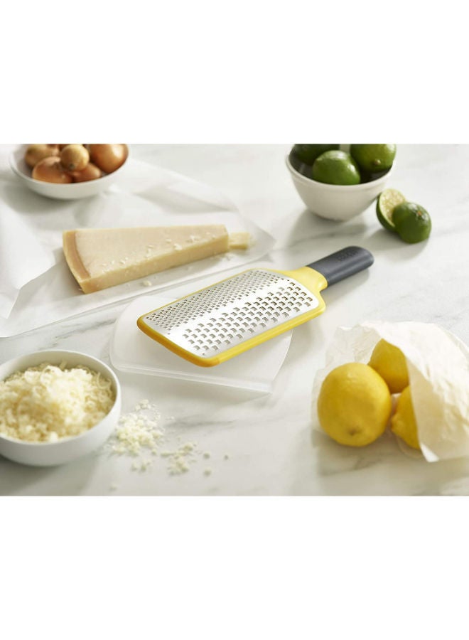 Multi-Grate 2-In-1 Paddle Grater Black/Yellow/Silver 26.5x10.5x1.8cm