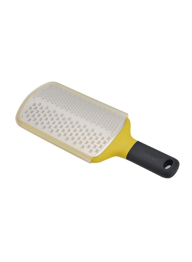 Multi-Grate 2-In-1 Paddle Grater Black/Yellow/Silver 26.5x10.5x1.8cm