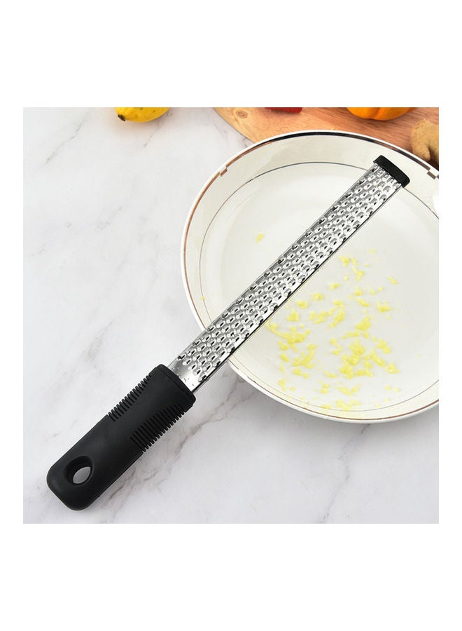 Multi-Function Stainless Steel Grater Silver/Black