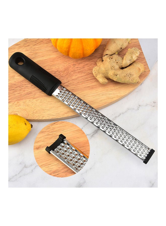 Multi-Function Stainless Steel Grater Silver/Black