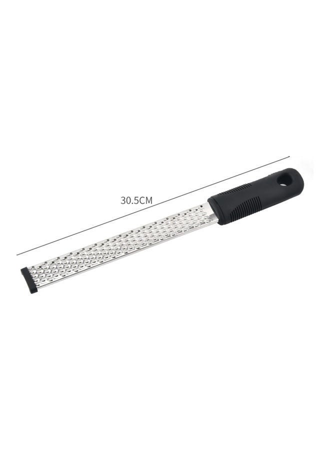 Multi-Function Stainless Steel Grater Silver/Black