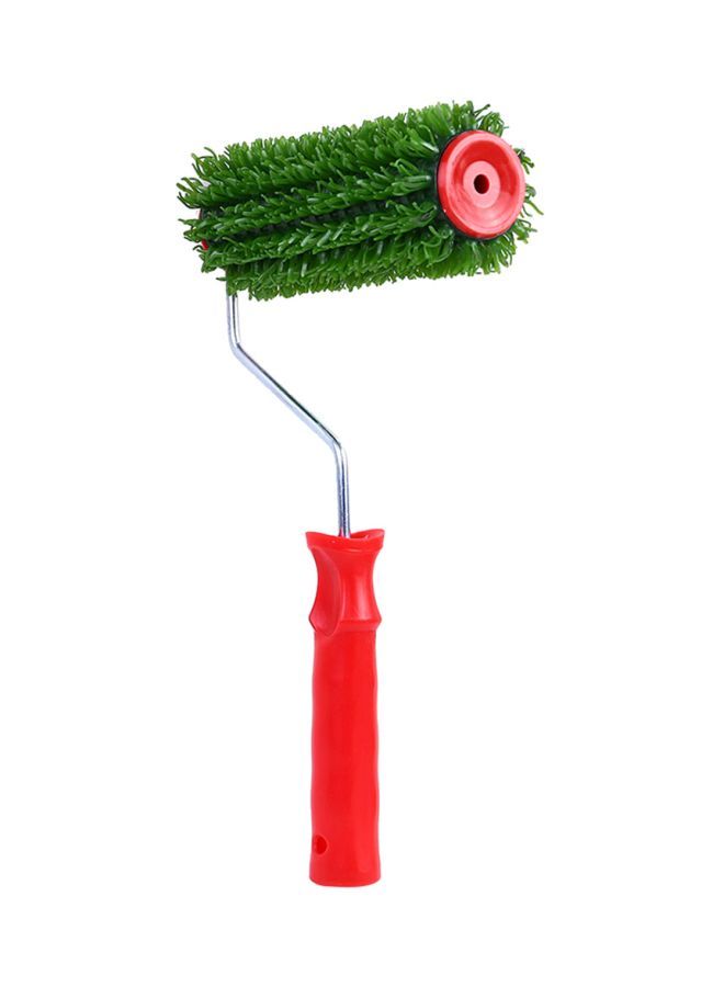 Grass Painting Brush Roller Red/Green 7inch