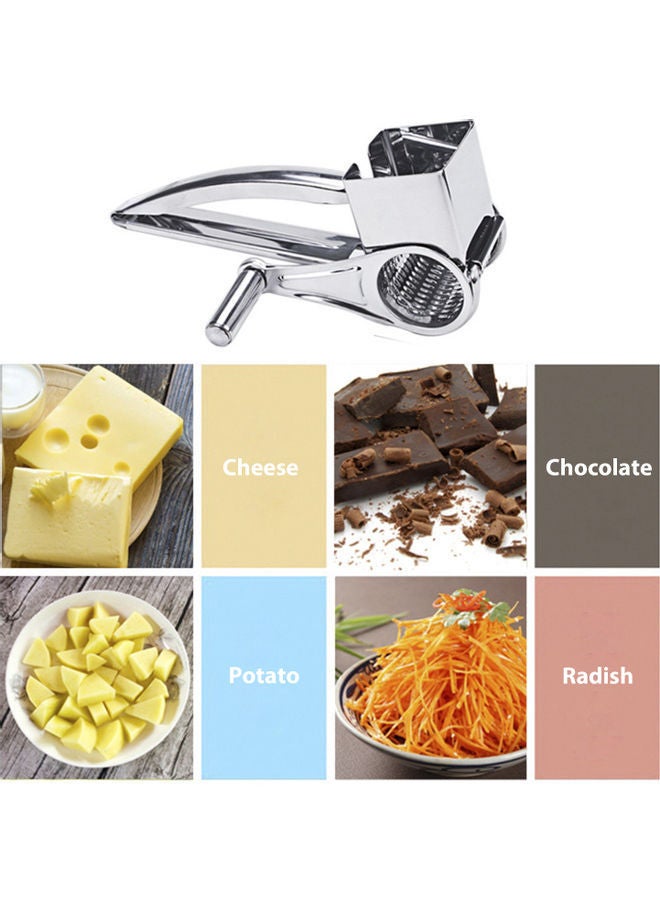 Manual Rotary Cheese Grater Silver 20*5*8cm