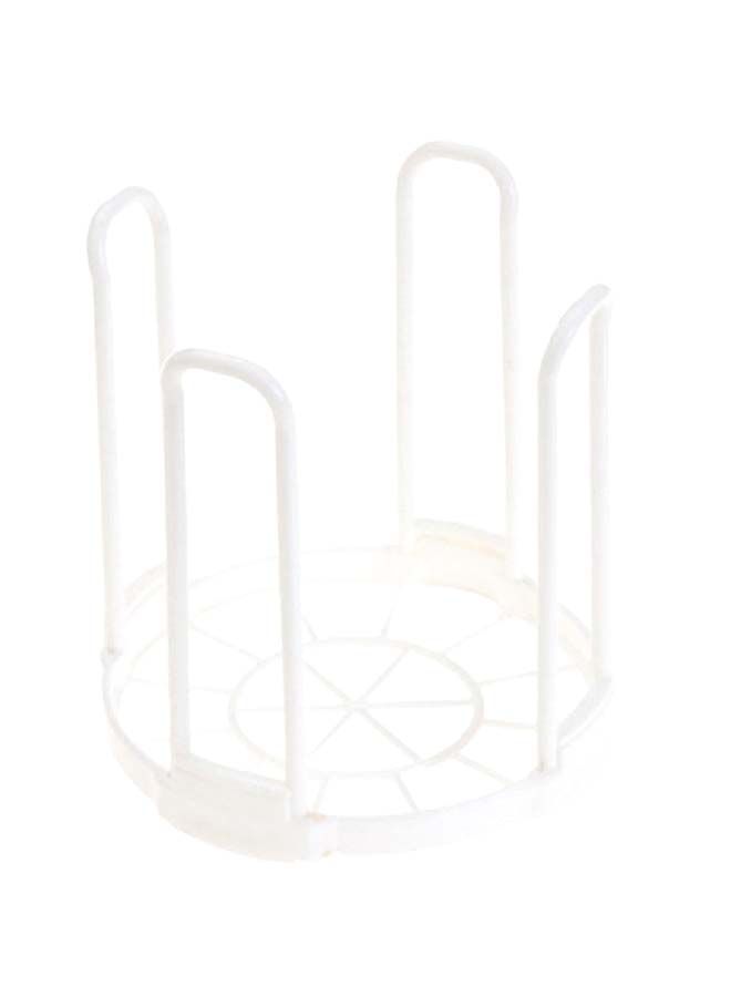 Kitchen Organizer Dish Rack Bowl Drain Water Holder White