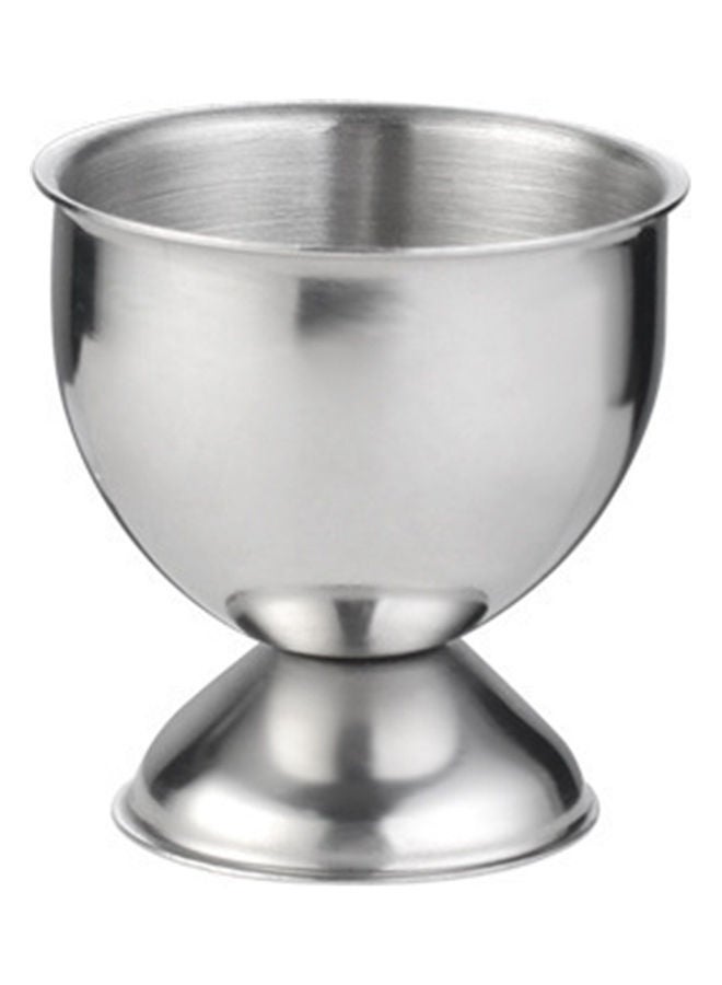 Stainless Steel Egg Cup Silver 3.5x4.7cm