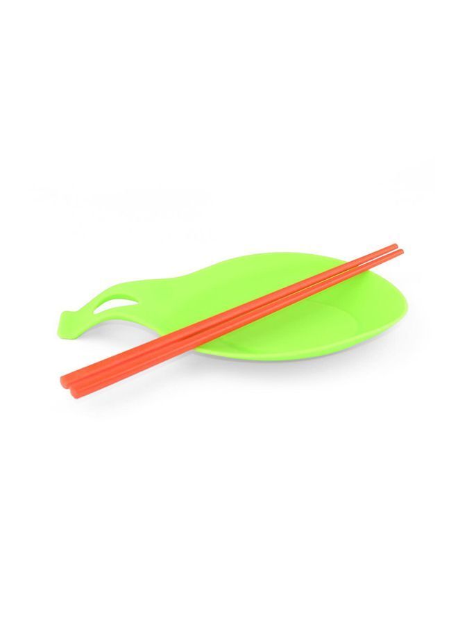 Silicone Spoon Rest Green 22centimeter