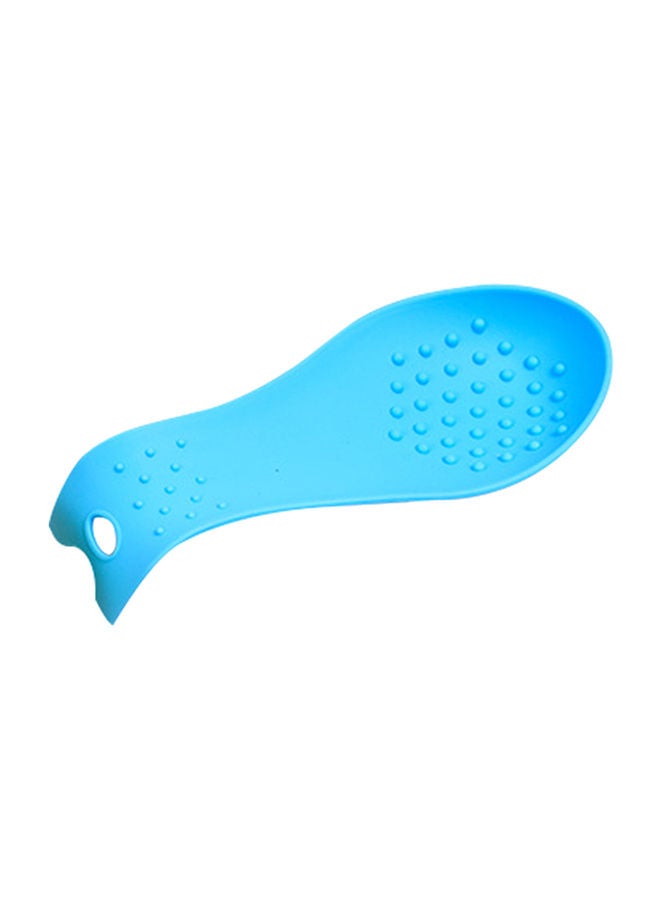 Silicone Spoon Holder Blue 24 x 3 10centimeter