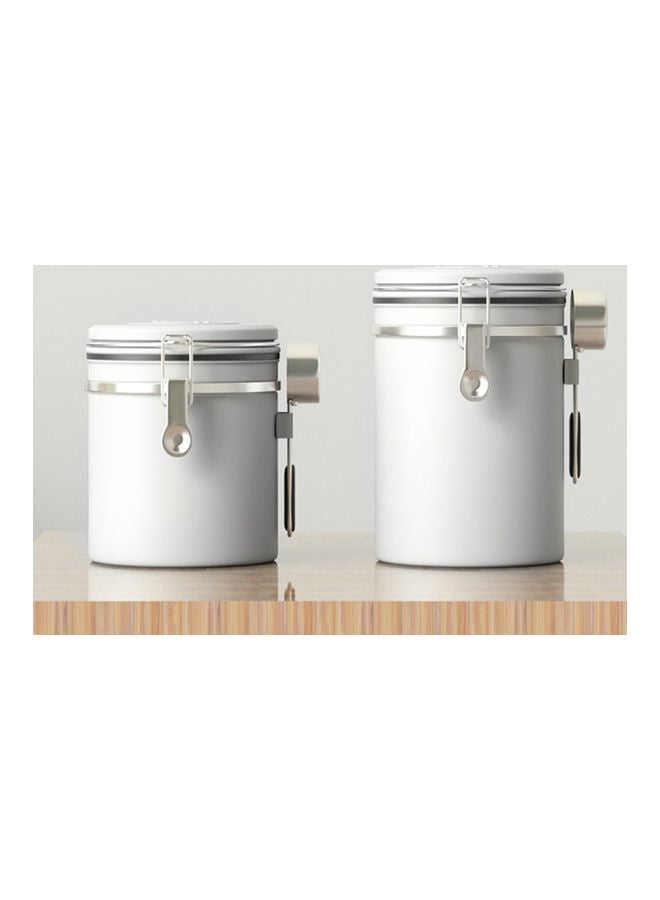 Sealed Coffee Bean Holder White